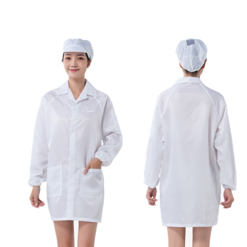 ESD polyester smock