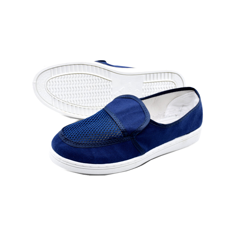 Antistatic single mesh hole shoes