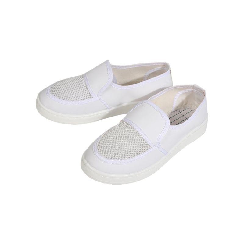 Antistatic single mesh hole shoes