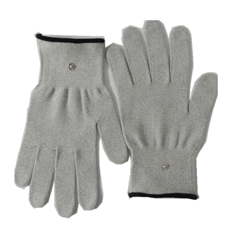 Conductive silver fibre glove
