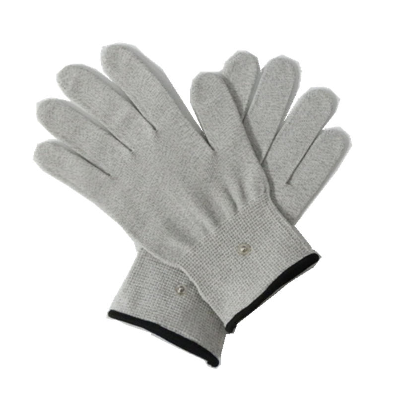 Conductive silver fibre glove