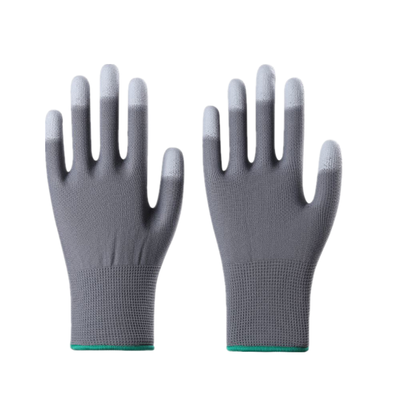 ESD Grey PU Top Fit Glove