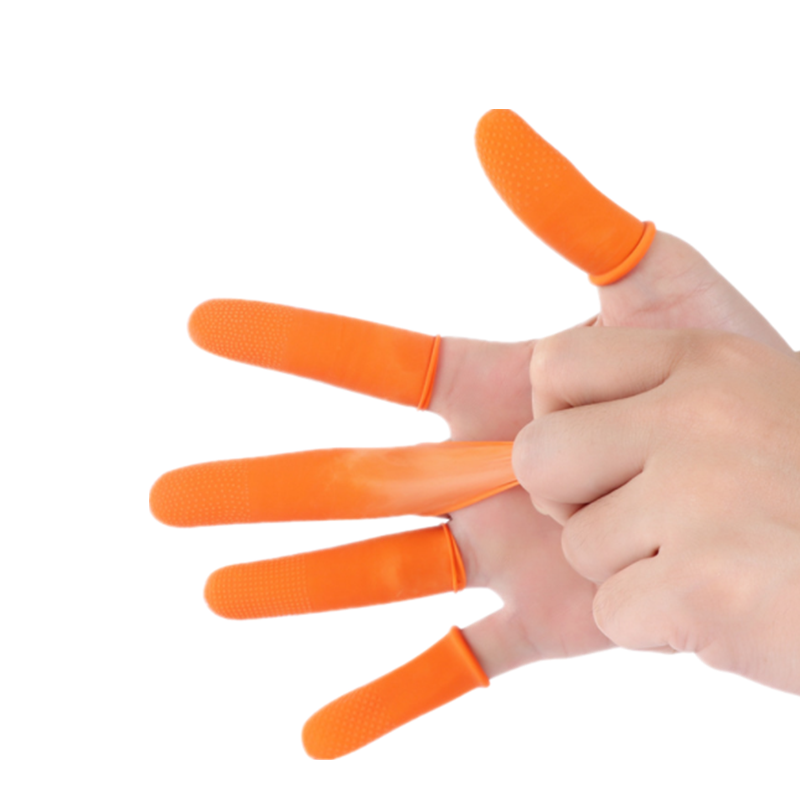 Orange finger stall