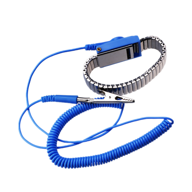 Adjustable metal ESD wrist strap