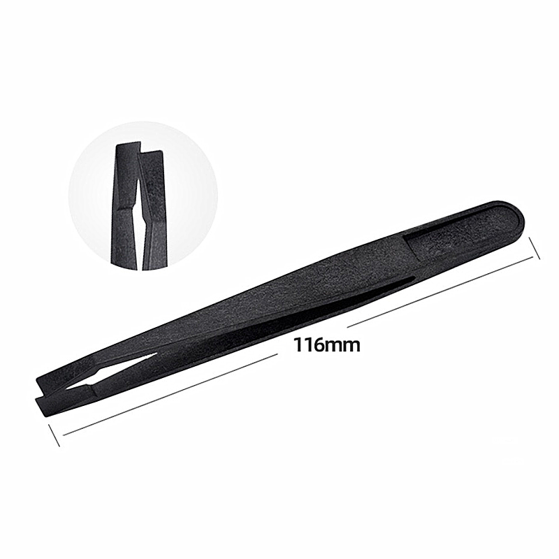 Antistatic plastic tweezers