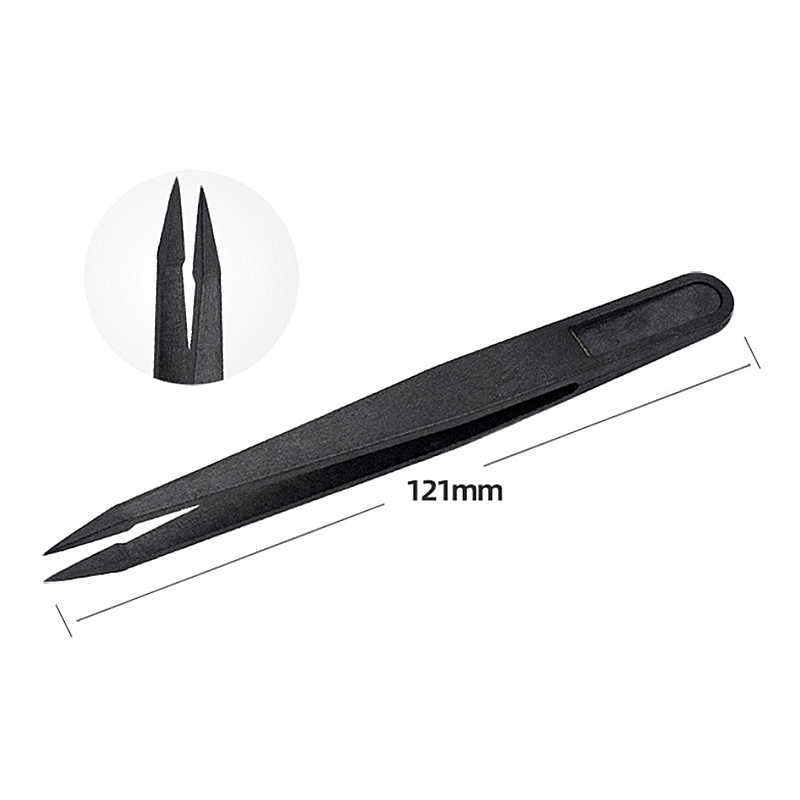 Antistatic plastic tweezers