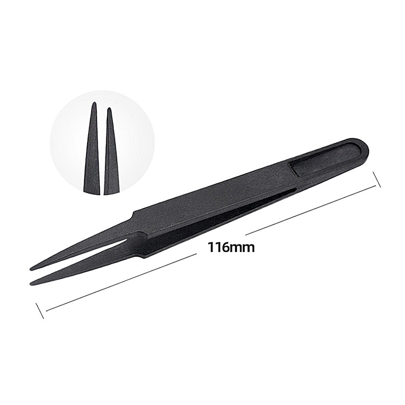 Antistatic plastic tweezers