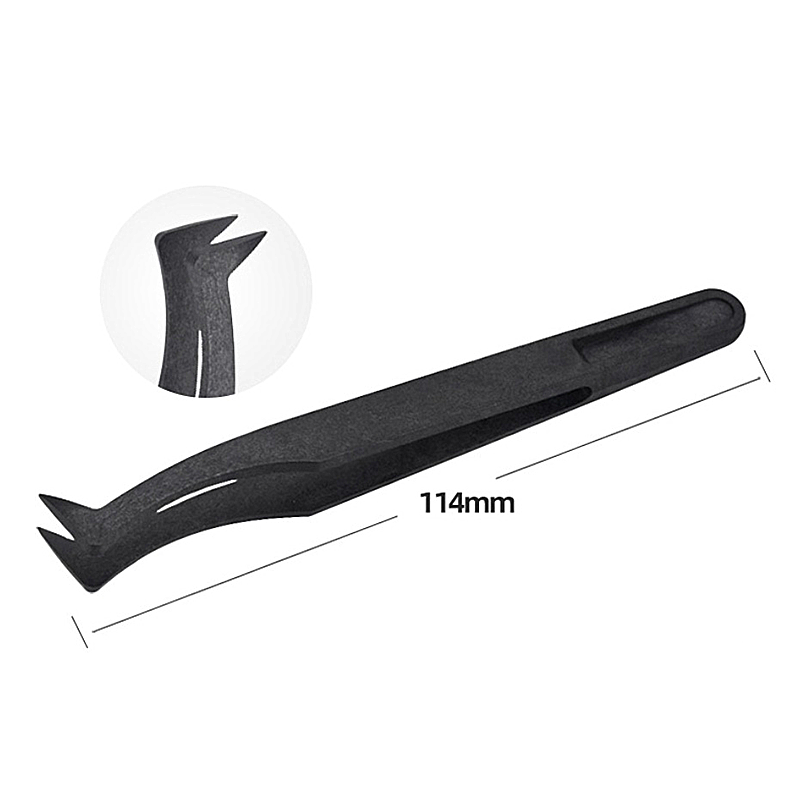 Antistatic plastic tweezers