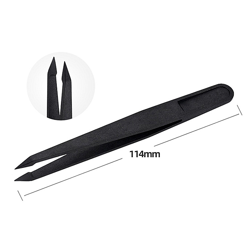 Antistatic plastic tweezers