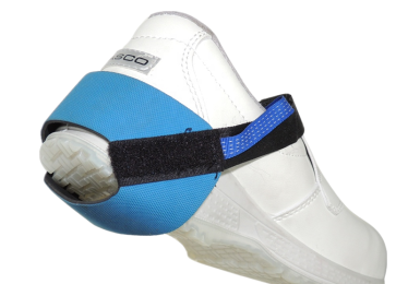 What should I pay attention to when using an ESD heel strap?